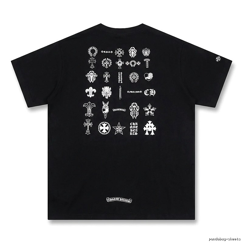 Chrome Hearts dark style black T-shirt