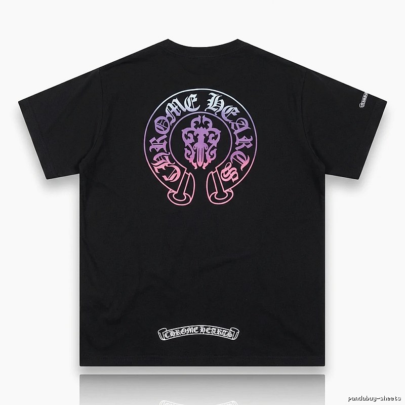 Chrome Hearts Dark Trendy Cool Black T-shirt