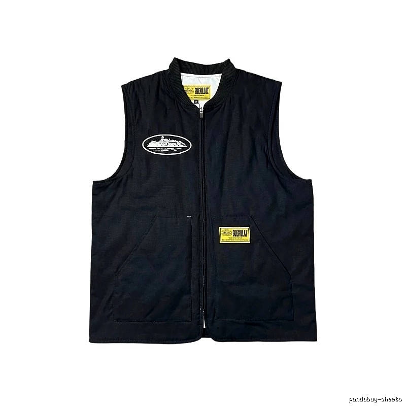 Corteiz black trendy vest