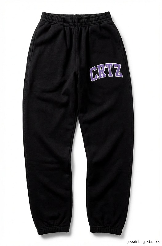 Corteiz CRTZ casual style black pants