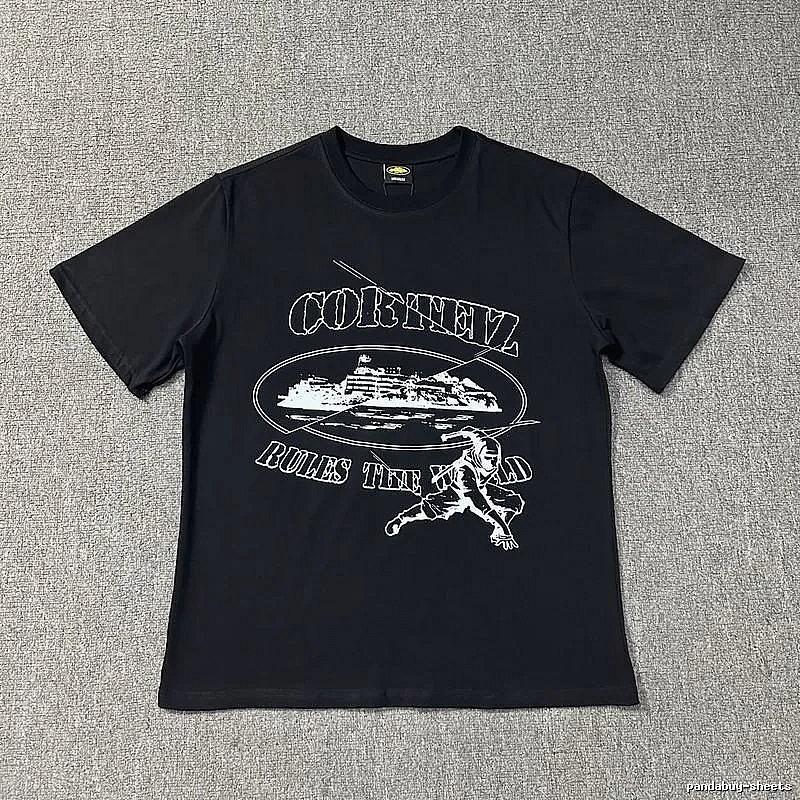 Corteiz Lightweight Logo T-shirt Black Corteiz for Trend Styling
