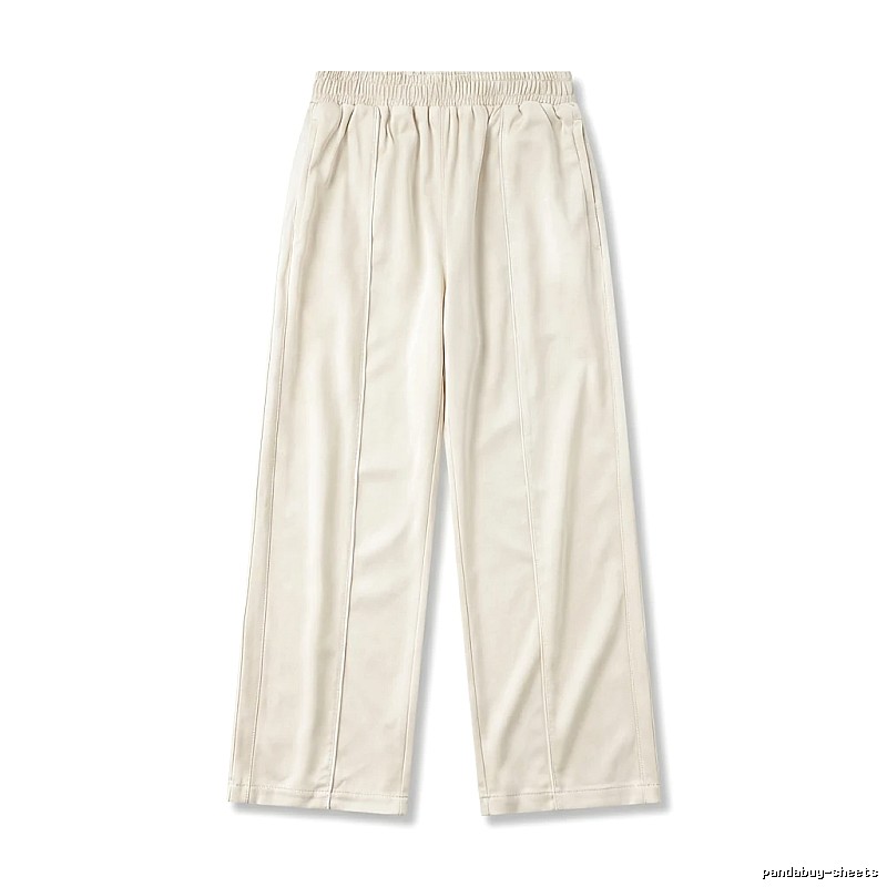 Corteiz minimalist style off-white wide-leg pants