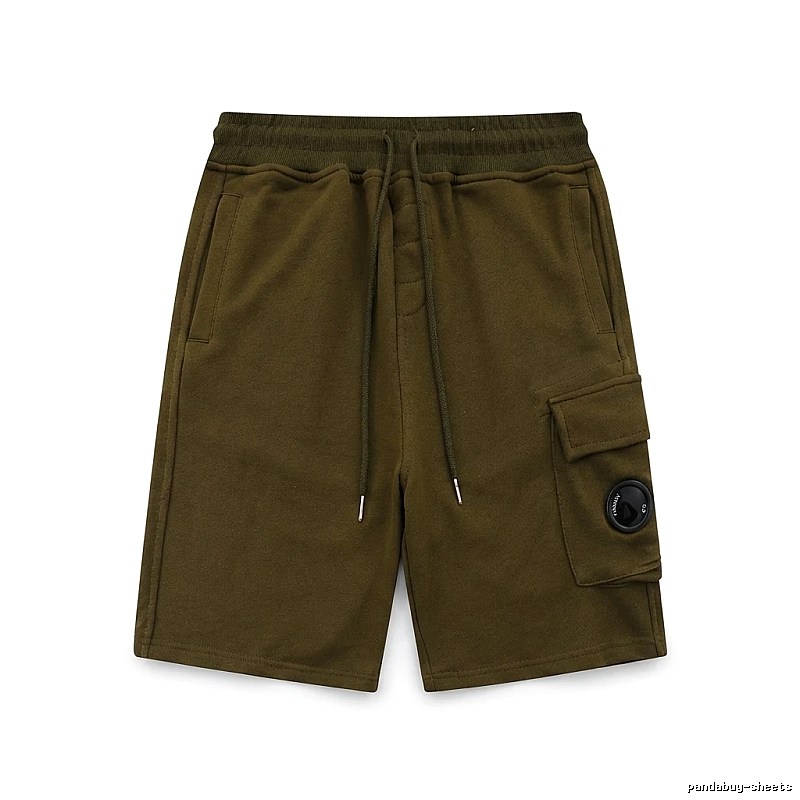 C.P. Company olive work-style shorts