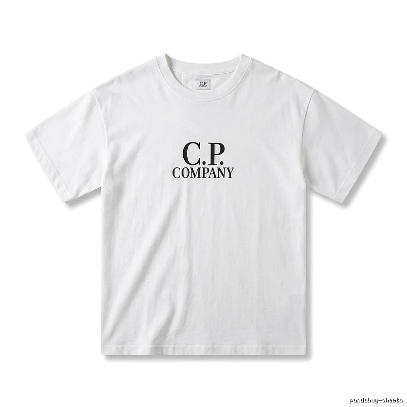 C.P. COMPANY Simple Style White T-shirt
