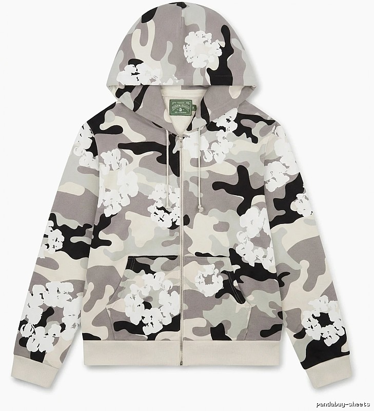 DENIM TEARS Camouflage Print Hoodie
