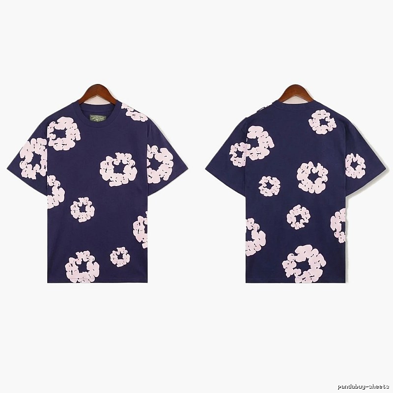 DENIM TEARS Printed Retro Style T-shirt