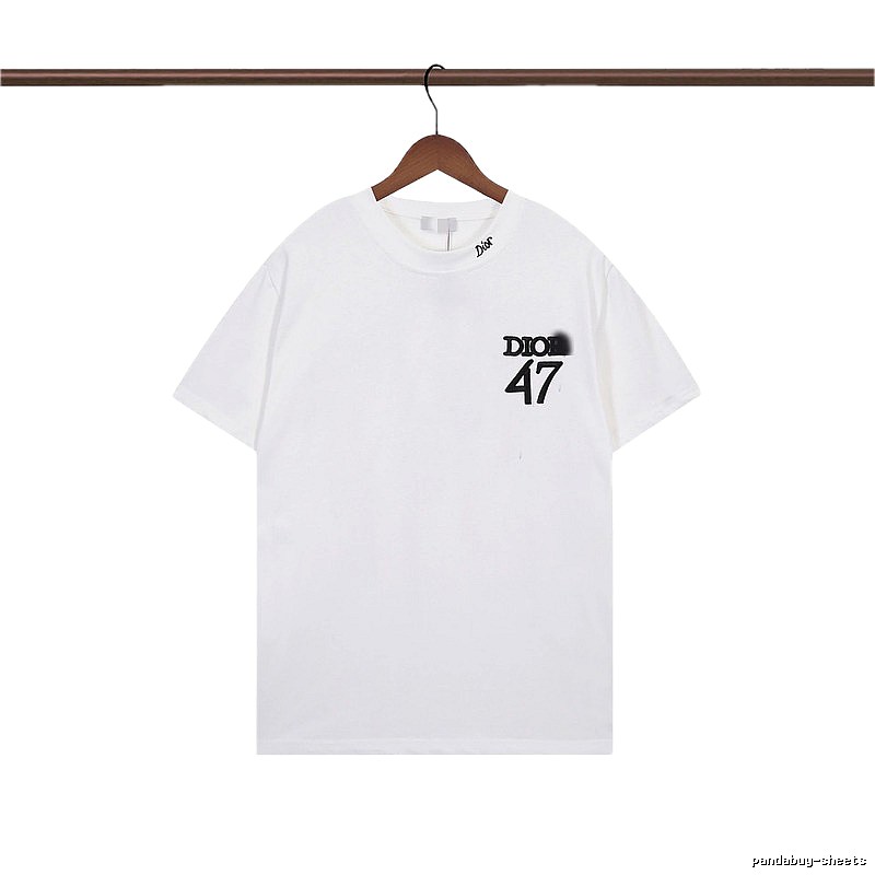 Dior 47 Collection Minimalist Style White T-Shirt