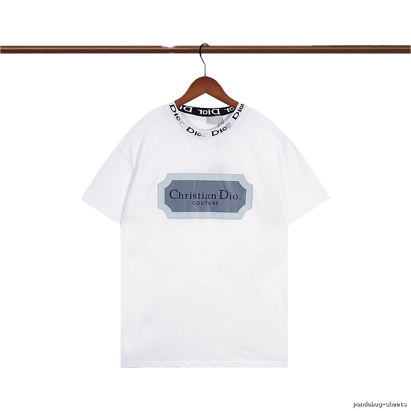 Dior Couture Minimalist Style White Short-sleeve T-shirt