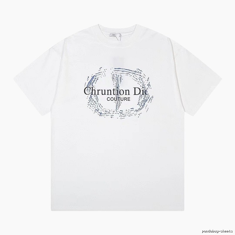 Dior Couture Trendy Style White Short-sleeve T-shirt