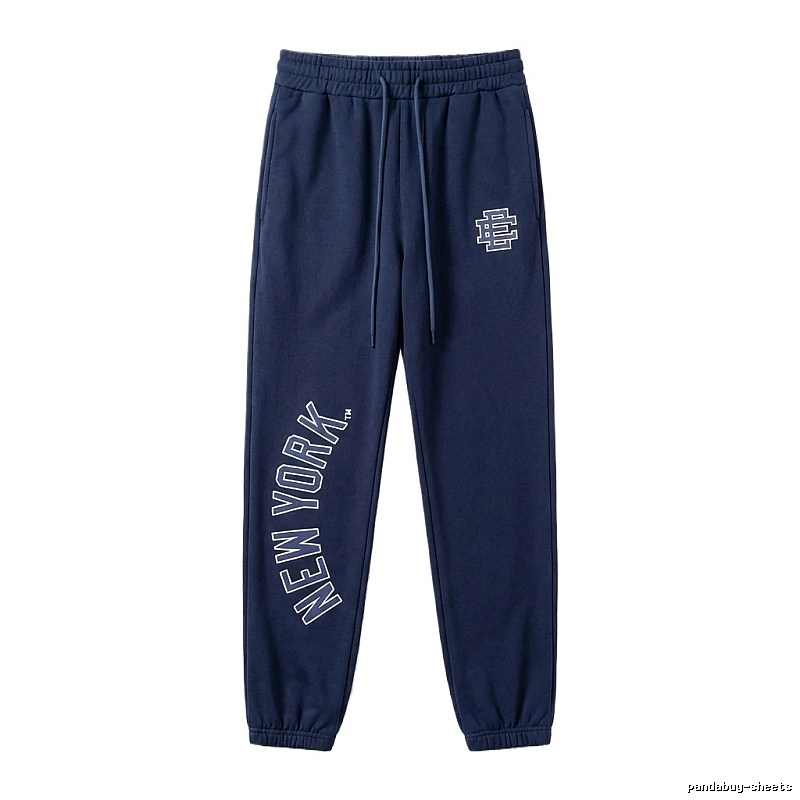 Eric Emanuel New York Style Navy Blue Sweatpants
