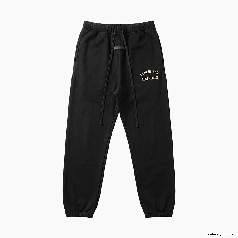 ESSENTIALS Black Casual Sweatpants