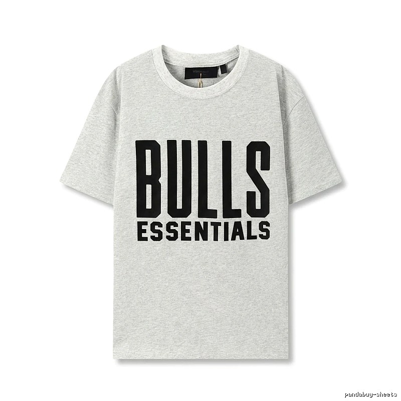 ESSENTIALS Bulls Style Grey T-shirt