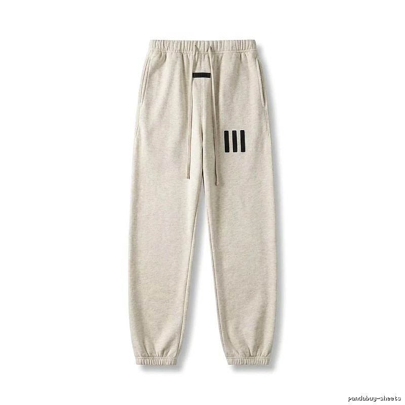 ESSENTIALS minimalist style light gray sweatpants