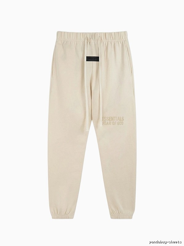 ESSENTIALS minimalist style off-white sweatpants