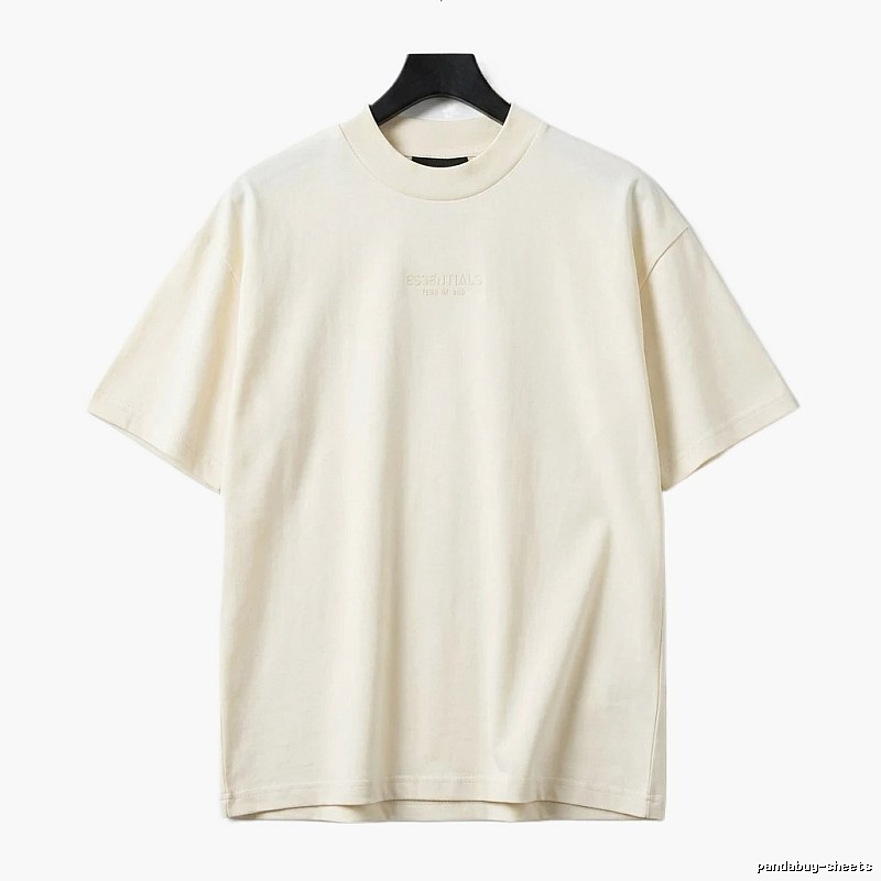 ESSENTIALS minimalist style off-white T-shirt