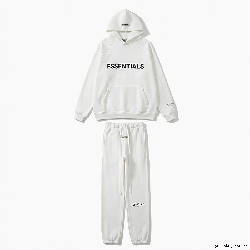 ESSENTIALS minimalist style white suit