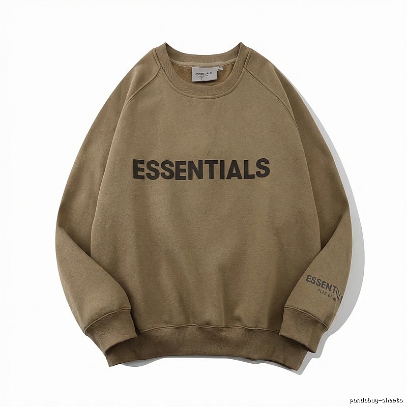 ESSENTIALS Simple Style Khaki Sweatshirt
