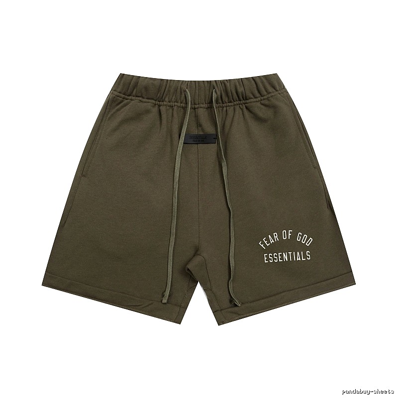 ESSENTIALS trendy brand army green shorts