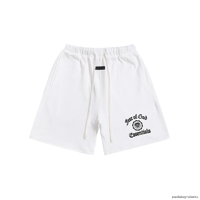 ESSENTIALS Trendy Brand Simple White Shorts