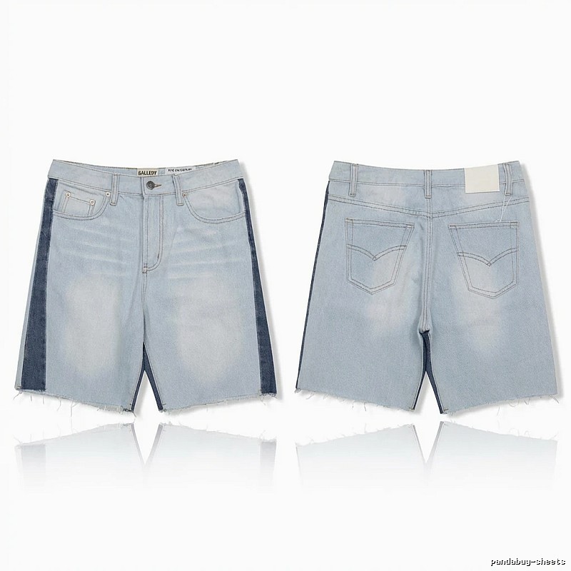 Gallery Dept denim-style light blue shorts