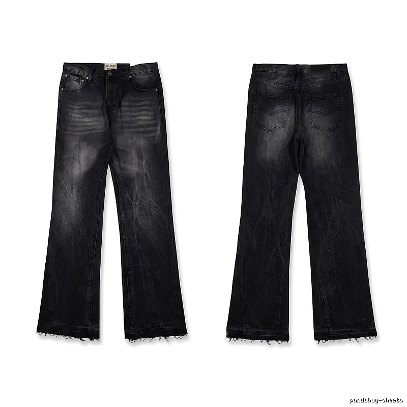 Gallery Dept. Distressed Black Jeans