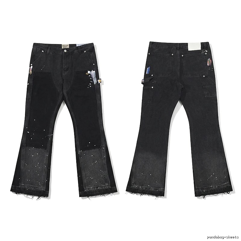 Gallery Dept Graffiti Style Black Jeans