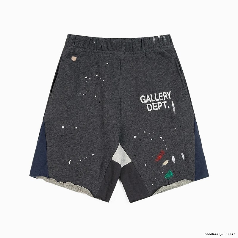 Gallery Dept Graffiti Style Grey Shorts