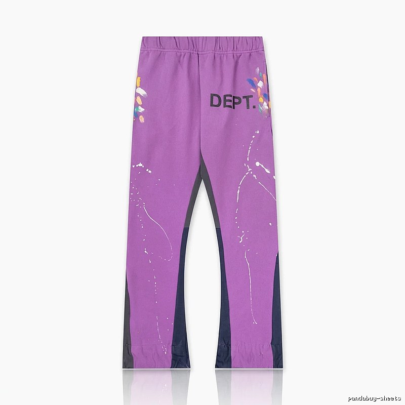 Gallery Dept Graffiti Style Purple Long Pants