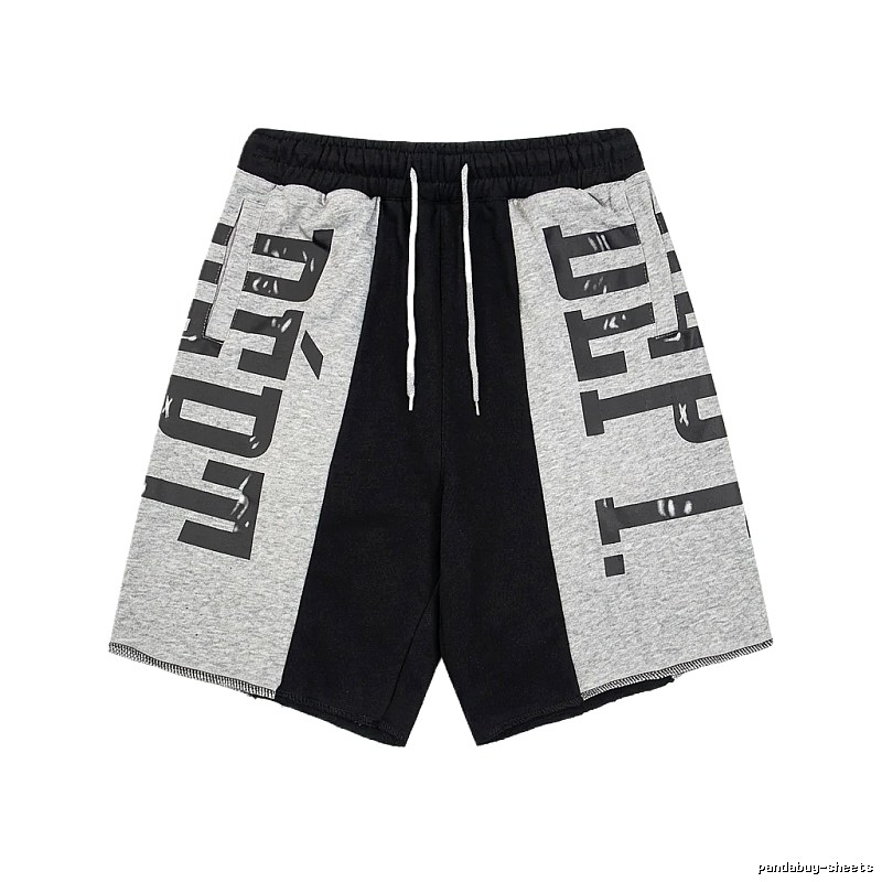 Gallery Dept. Letter Color-Block Casual Shorts