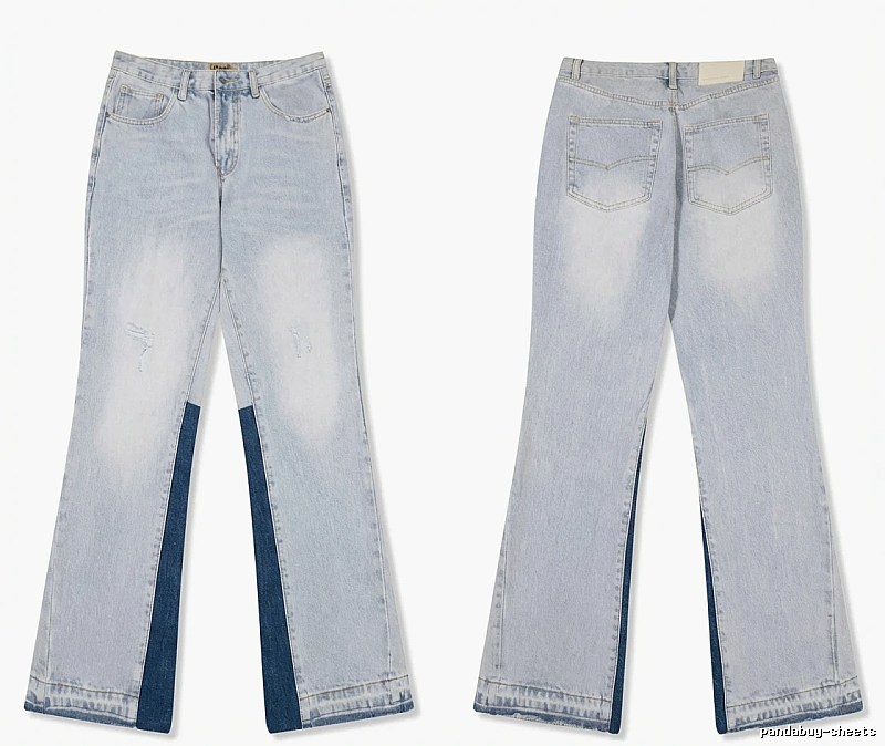 Gallery Dept Patchwork Wide-Leg Jeans