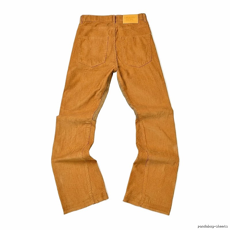 Gallery Dept Retro Brown-Yellow Long Trousers