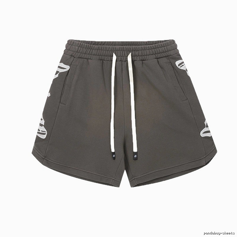 Godspeed Printed Street Style Charcoal Gray Casual Shorts