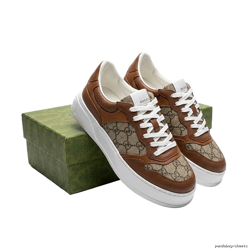Gucci retro brown sneakers