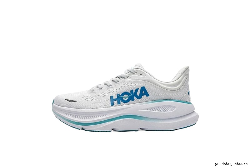 HOKA trendy brand white sports shoes