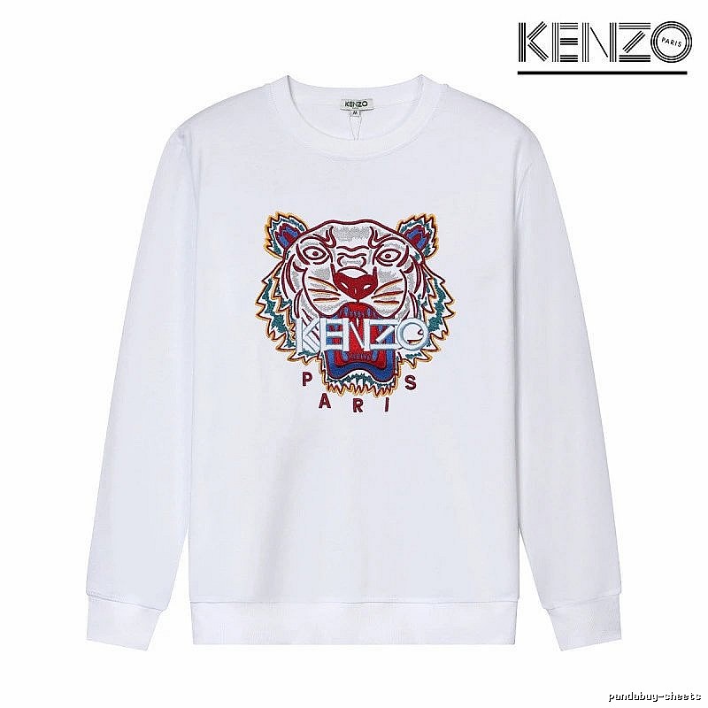 Kenzo Style Kc18 Tiger SweatShirt Clean Finish Graphic