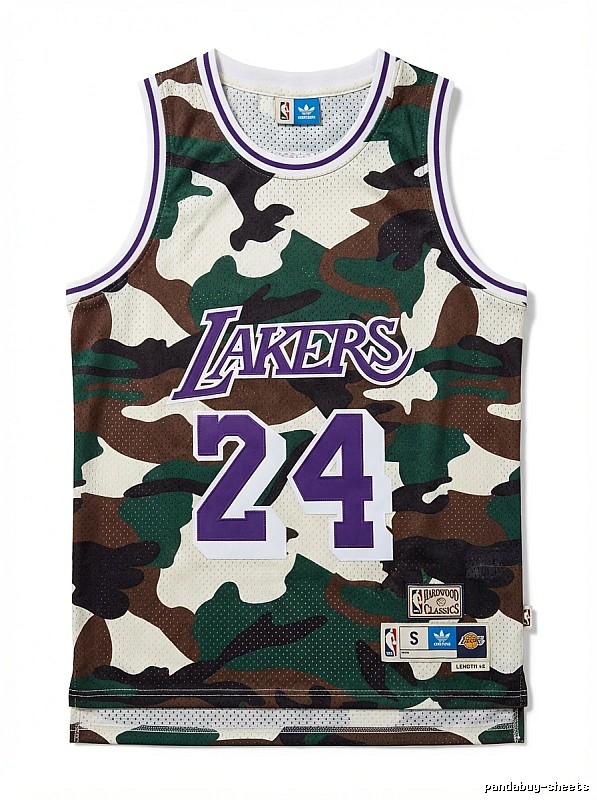 Kobe Camouflage Lakers Basketball Jersey