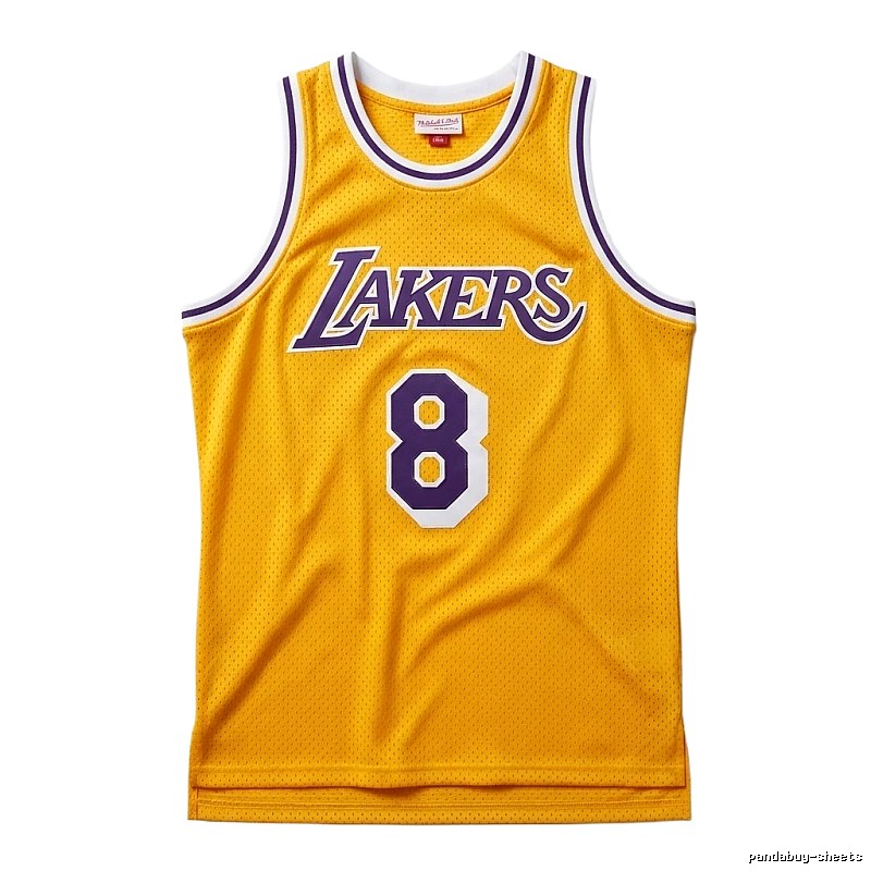 Kobe Lakers retro yellow jersey