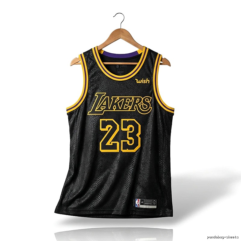 LBJ Lakers retro black jersey
