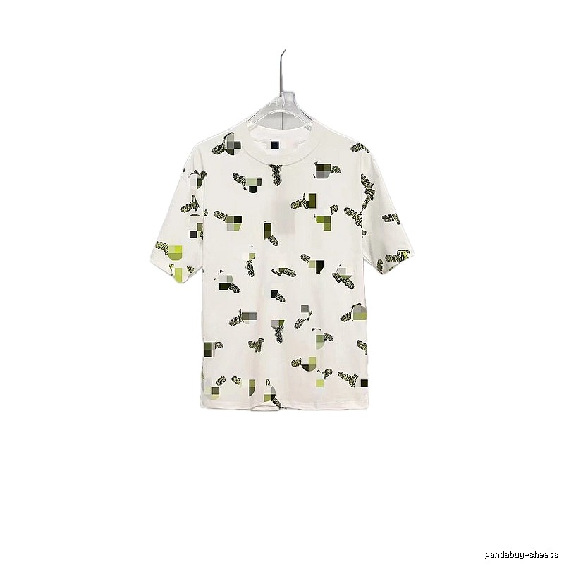 Louis Vuitton All-over Print Streetwear Style White T-Shirt