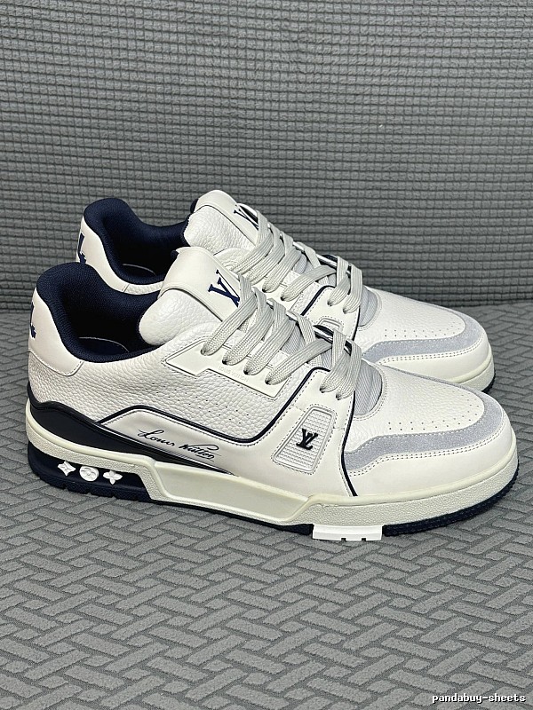 Louis Vuitton White Low-top Sneaker with White Low-top for Daily Rotation