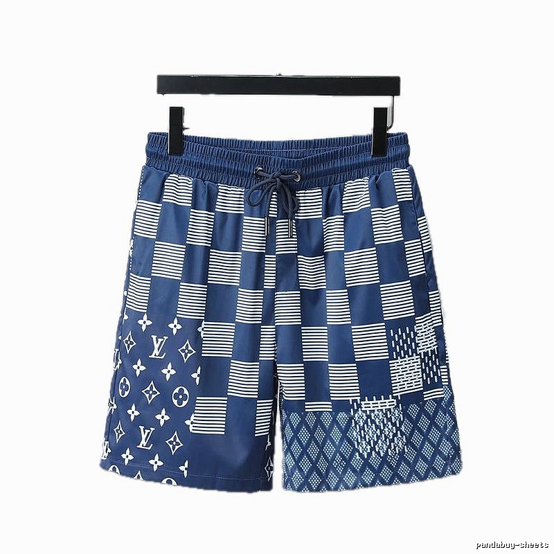 LV Damier Azur Fashion Blue Shorts