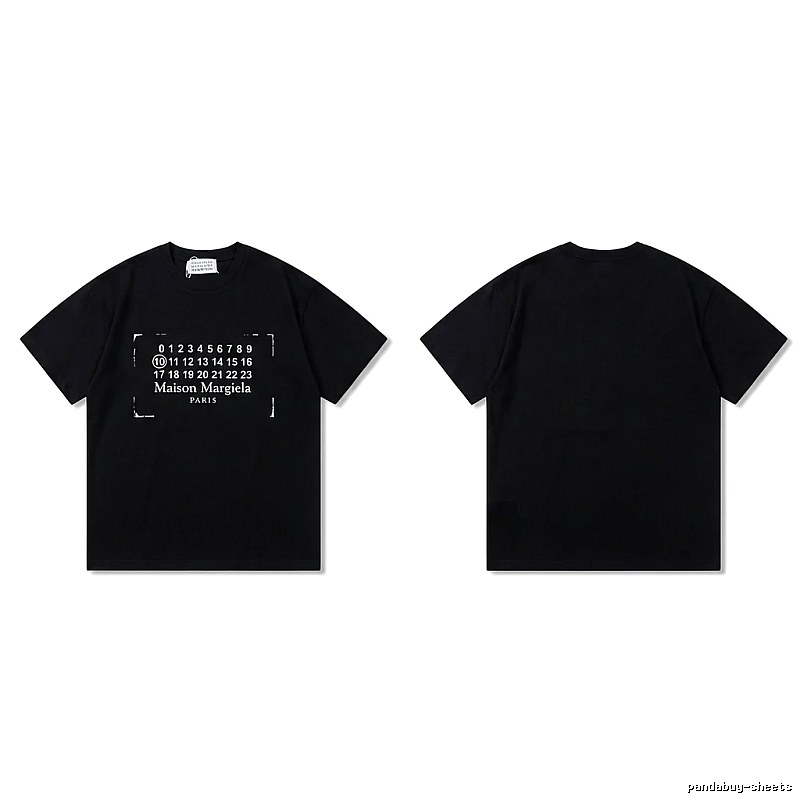 Maison Margiela Digital Style Black T-shirt