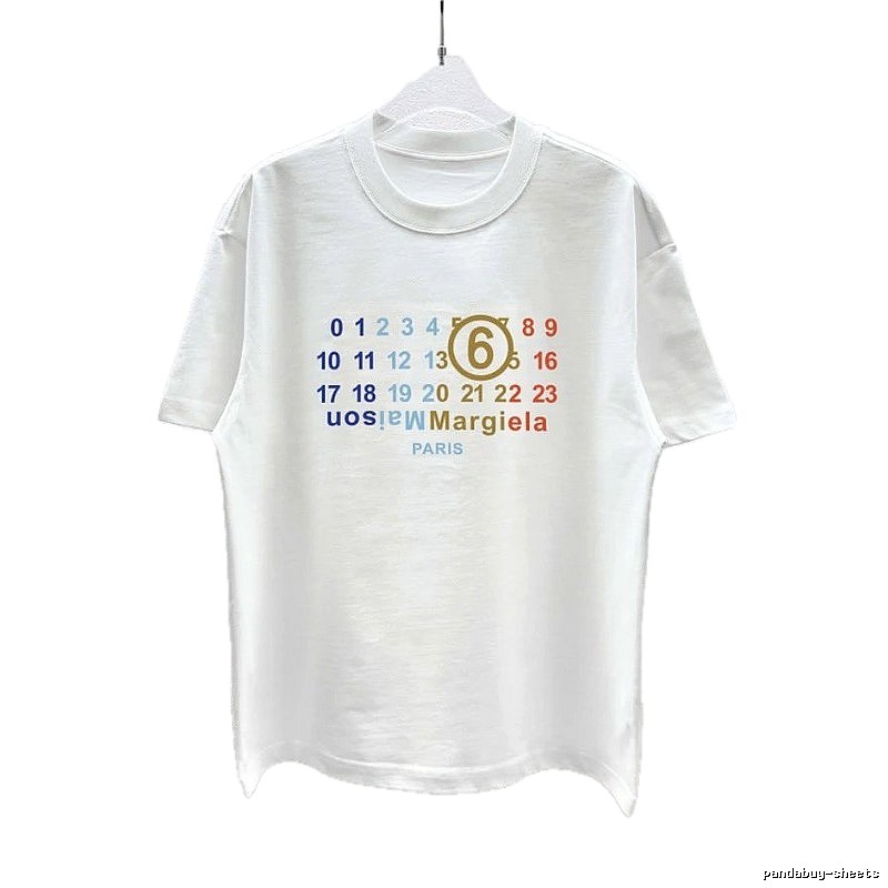 Maison Margiela MM6 Casual Style White T-Shirt