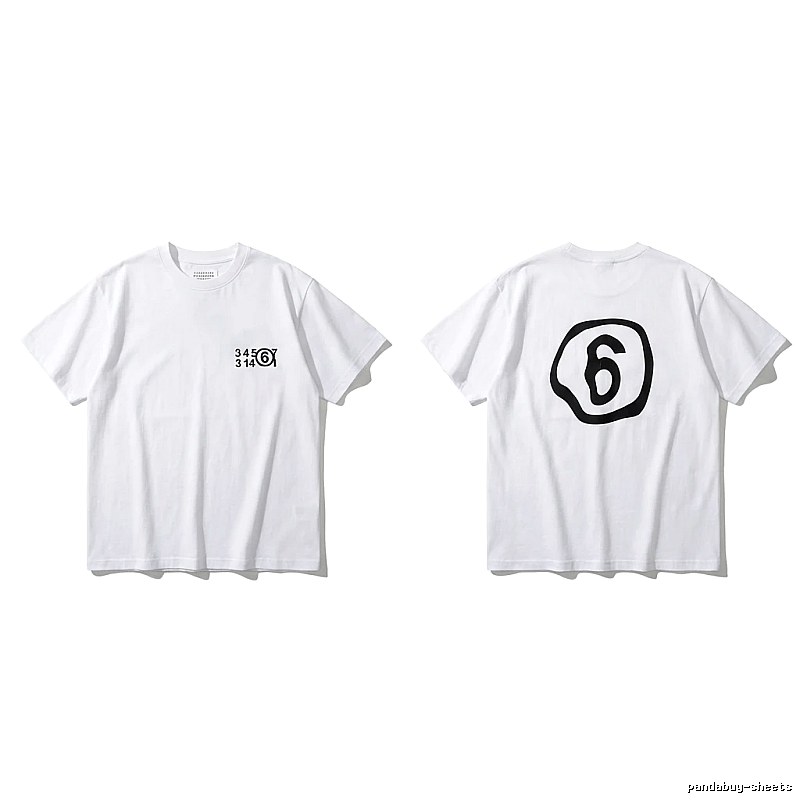 Maison Margiela white T-shirt with digital printing