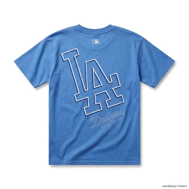 MLB Dodgers Blue Trendy Brand T-shirt