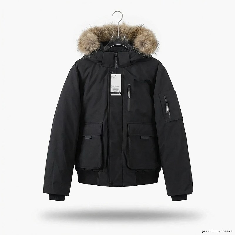 MLB Workwear Style Black Down Jacket
