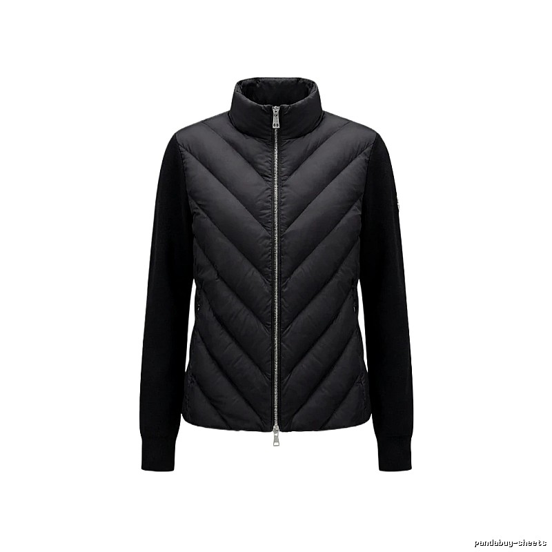 Moncler black casual style down jacket