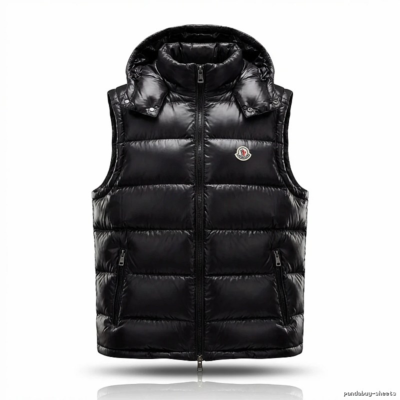 Moncler Black Trendy and Cool Down Vest