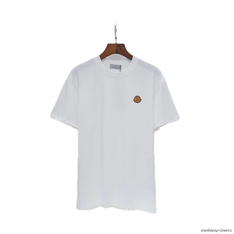 Moncler Classic Minimalist Style White Short-sleeve T-shirt