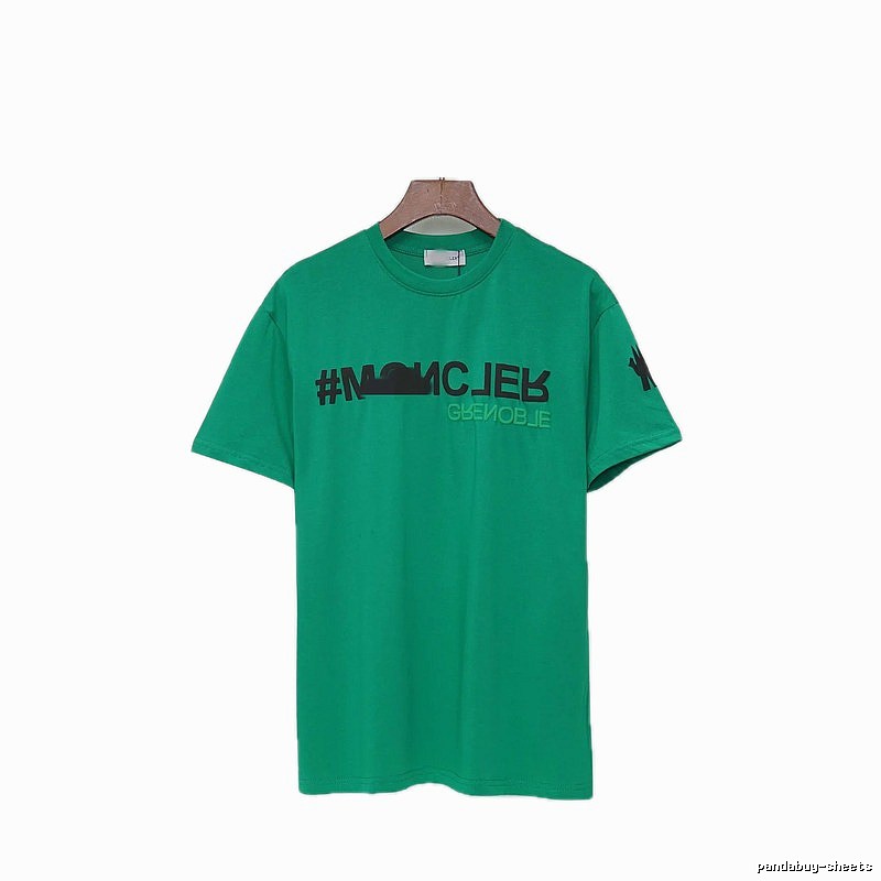 Moncler Grenoble Trendy Green Short-sleeve T-shirt
